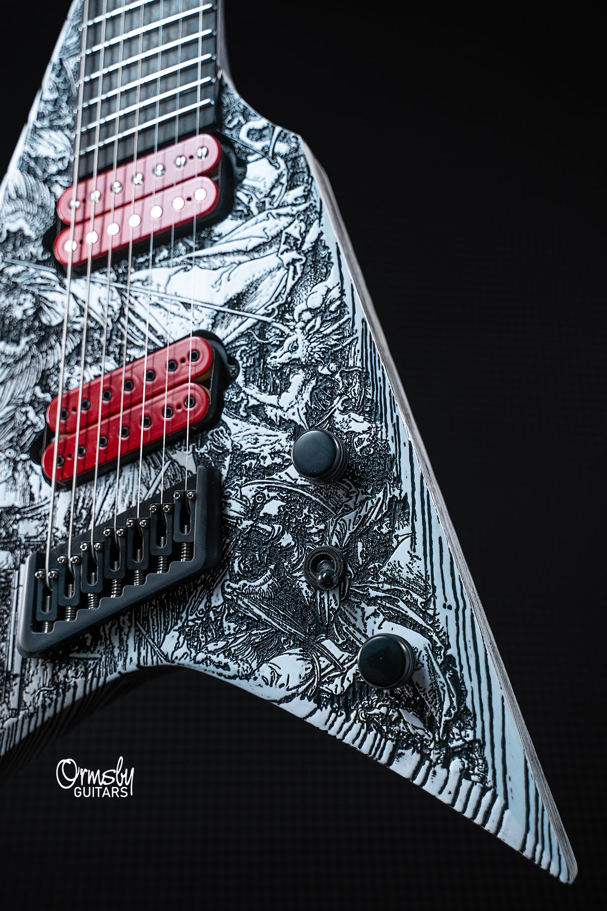 CustomShop Metal V Angels & Demons - Laser Etched