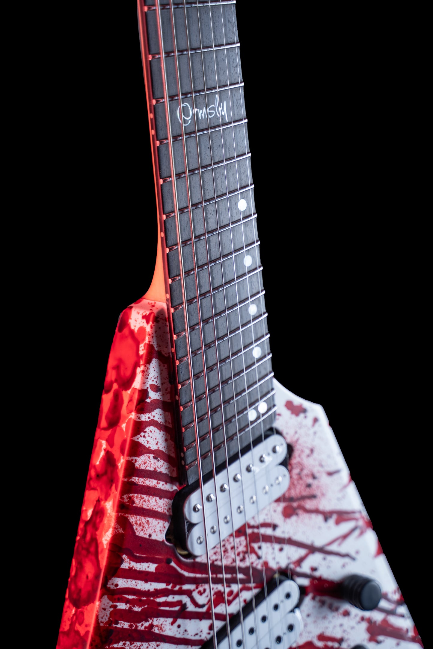 Blood Drip Headless GTR Metal V - 7 String