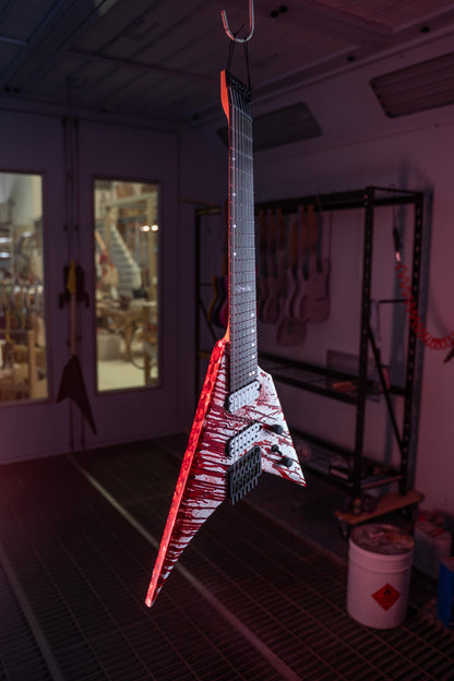 Blood Drip Headless GTR Metal V - 7 String