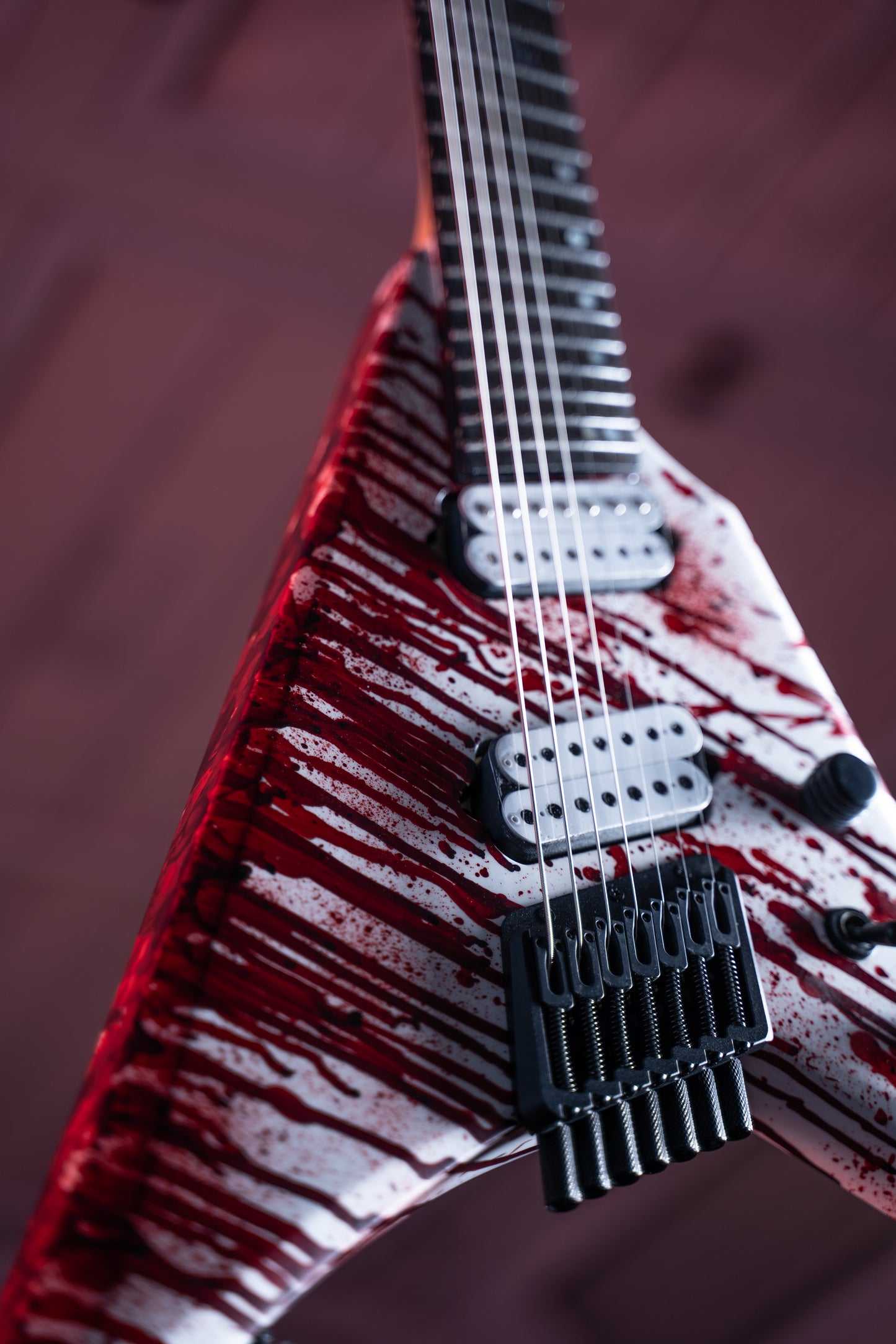 Blood Drip Headless GTR Metal V - 7 String