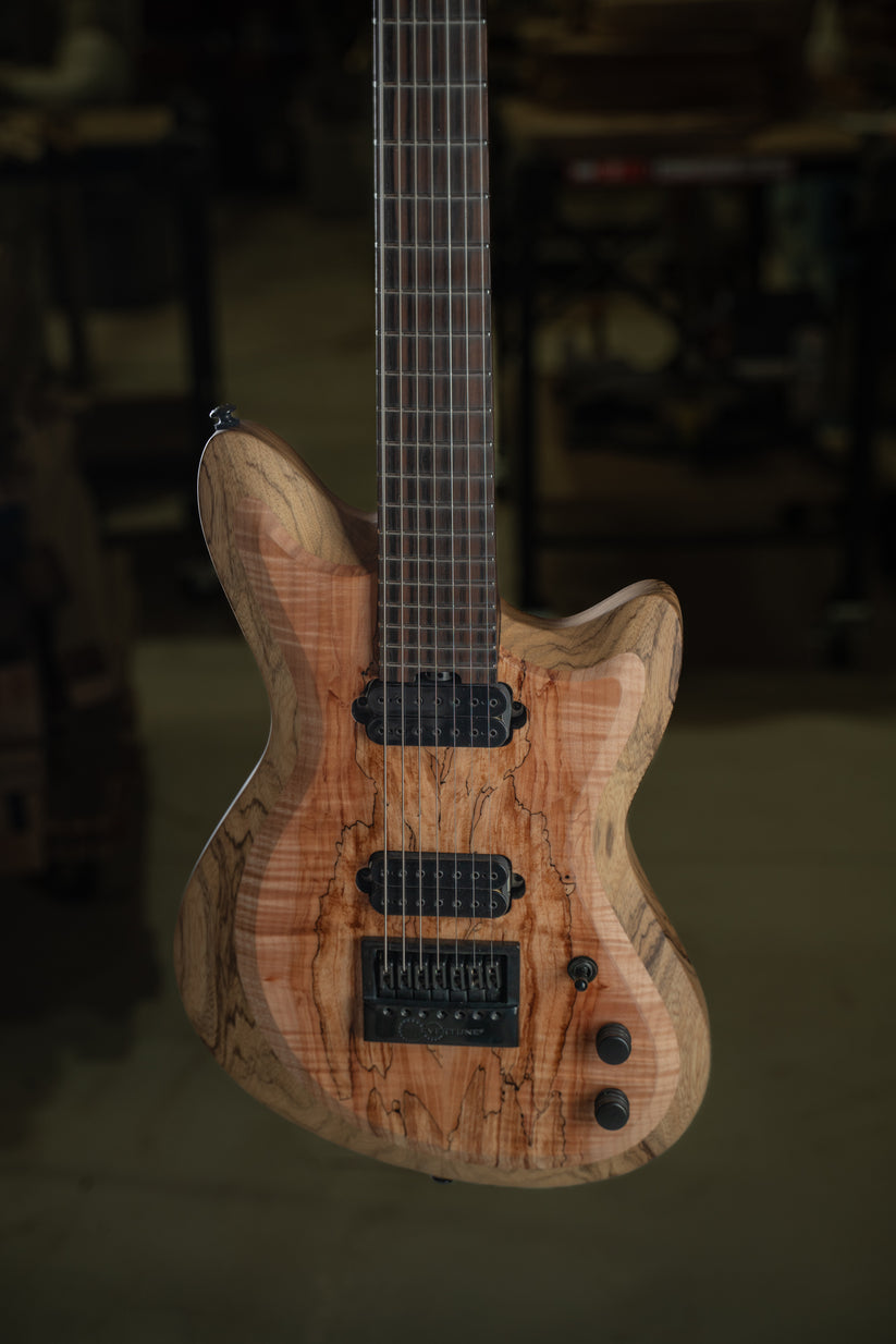CustomShop - Kaseki Spalted Maple BARITONE 7 String – Ormsby Guitars