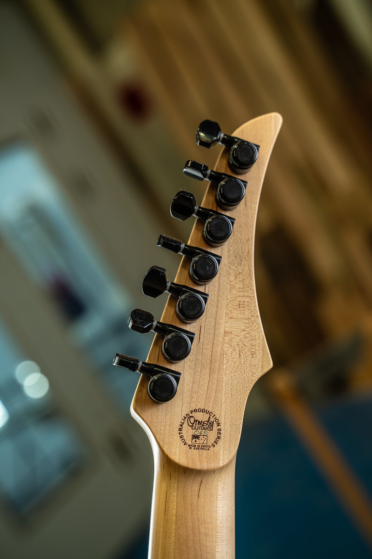 ギター usymyt0507 Factory Standard - Kaseki Azure BARITONE 7 String – Ormsby Guitars