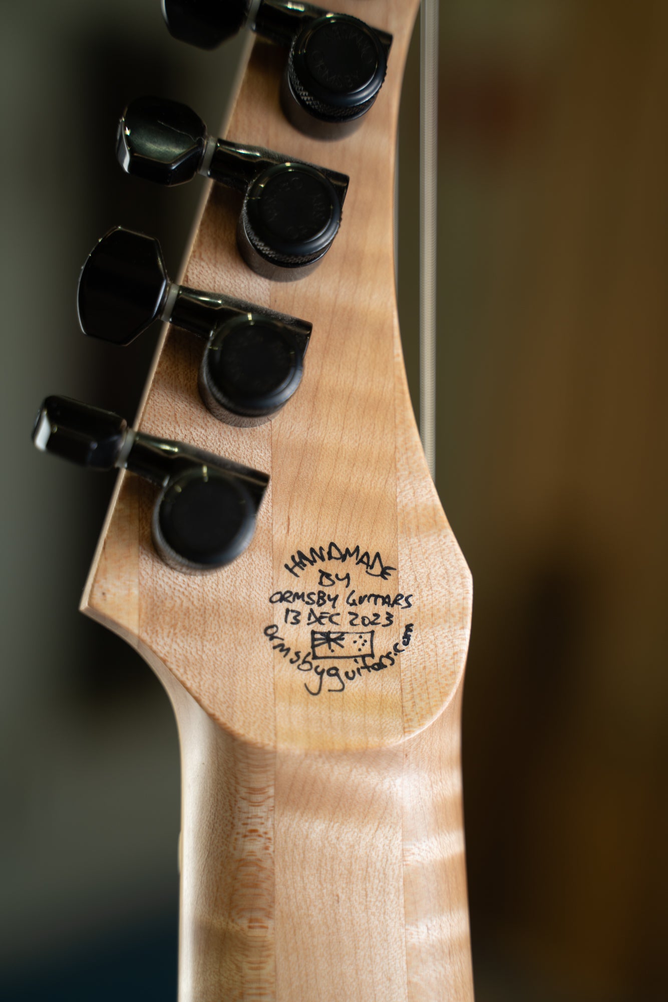 CustomShop - Figured Walnut 7 String Hypemachine – Ormsby Guitars
