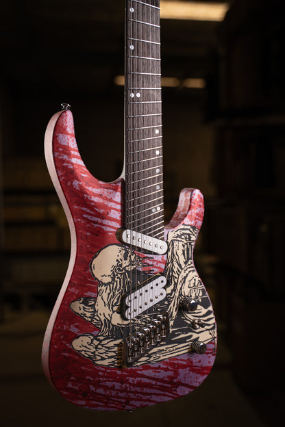 Art Series 'Death of Lucifer' - SX GTR 7 String