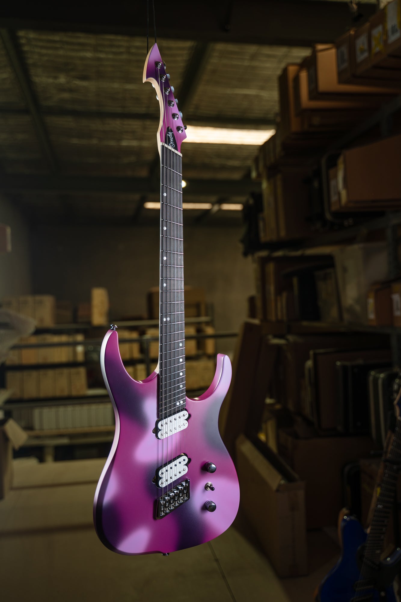 Art Series] GTR Hype - 6 String: Purple Camo – Ormsby Guitars