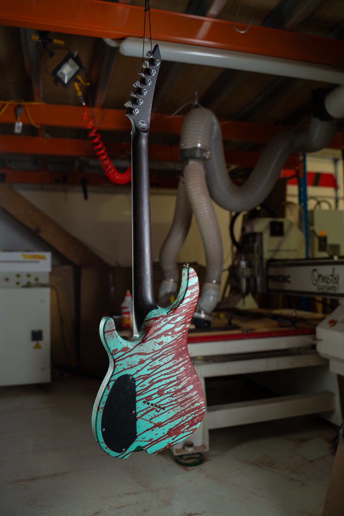Art Series 'Death of Lucifer' - SX GTR 7 String (Seafoam)